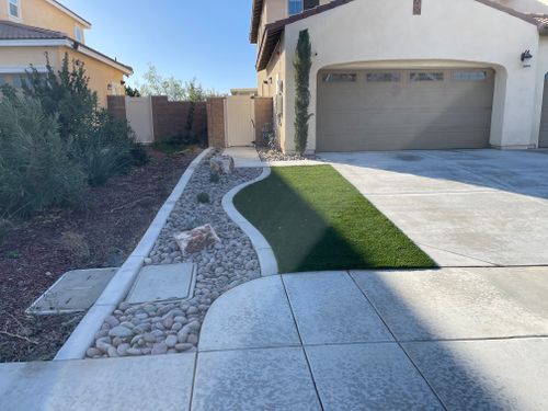 Artificial Turf Installation for Aidan Jade Landscaping in Riverside County, CA