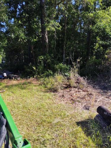 Stump Grinding Cleanups for JD's Tractor Works, LLC. in Savannah, GA