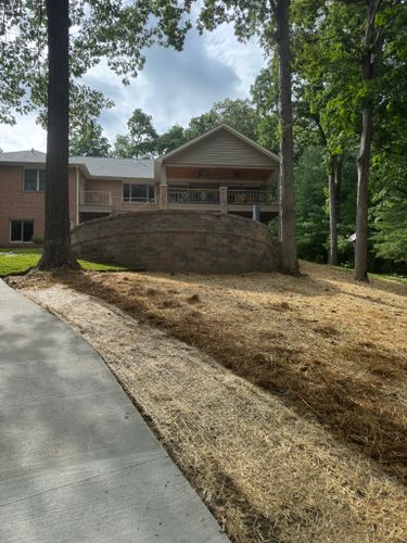 Landscape Installation for Mayfield Landscaping in Staunton, IL