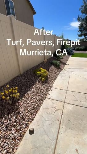 Artificial Turf Installation for Aidan Jade Landscaping in Riverside County, CA