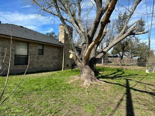 Mowing for Allen Lawn Care in Taylor, Texas