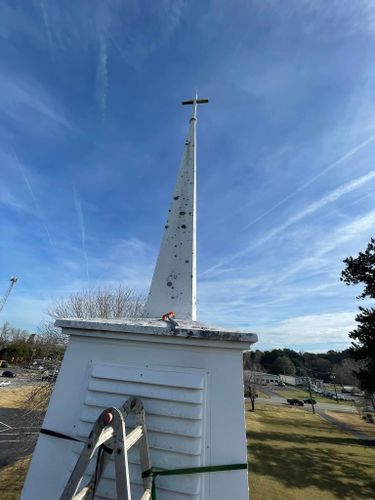 Church Steeple Cleaning for Serenity Steeple Jacks & Pressure Washing in Charlotte, NC