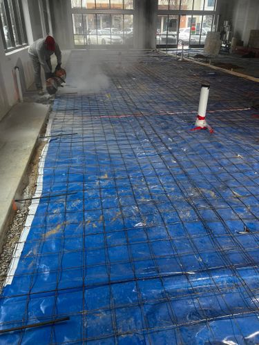 Sidewalk Installation for Allen's Concrete Finishing in Rock Hill, SC