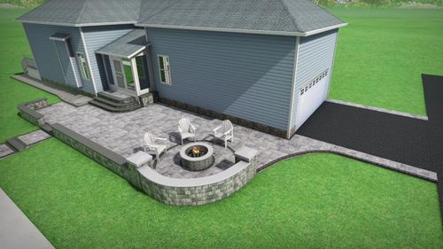 Seating Walls for SoDel Stone Works & Construction LLC in Sussex County, DE