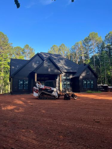 Skid Steer Work & Brush Clearing for Sandy Creek Hydroseeding in Monroe, GA