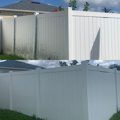 Fence Washing for Very Good Pressure Washing LLC in Orlando, Florida