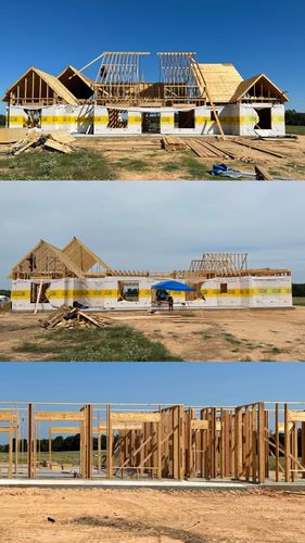 Framing for Corbett Construction in New Boston, TX