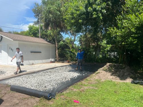 Full scale landscape designing and installations for Isaiah Simmons Construction and Landscaping LLC in Brevard County, Florida