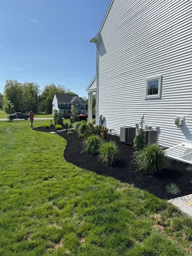 Mulching for J & T Landscaping Services in Mechanicsburg, PA