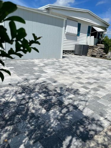 Pavers for Team Tolson Landscape in Tampa Bay, FL