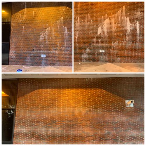 Store front exterior cleaning for Oakland Power Washing in Clarksville, TN