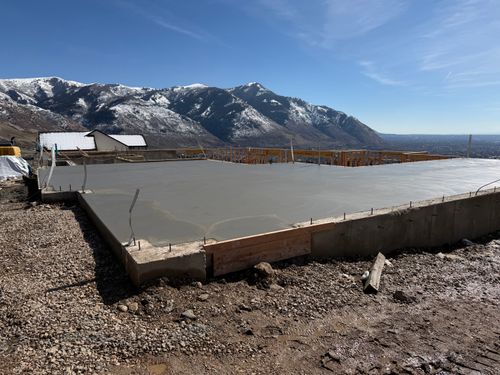 Concrete Slab Construction for Paskco LLC in Tremonton, UT