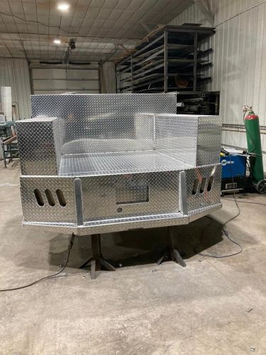 Custom Built Trailers for Cawley Creek Welding in Neillsville, WI