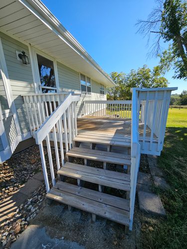 Deck staining for Goodside Painting and Handyman Service in Norwalk, IA