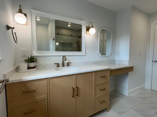 Bathroom Renovation for Top Pros Construction in Haverhill, MA