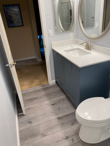 Bathroom Renovation for Estevez Construction in Oakley, CA