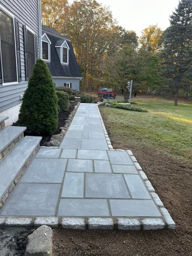 Bricklaying for Willis Landscape & Masonry LLC in Newtown, CT