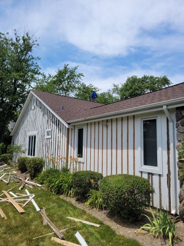 Vinyl siding,windows and gutters  for Go-at Remodeling & Painting in Northbrook,  IL