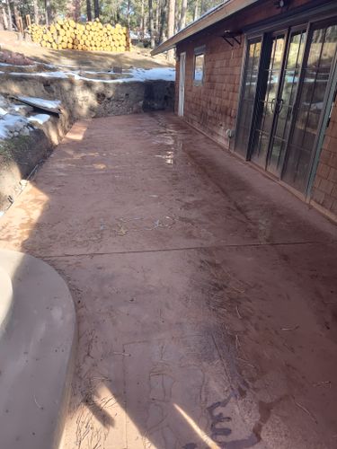 Stamped Concrete Installation for Co Custom Concrete and Overlays in Colorado Springs, CO