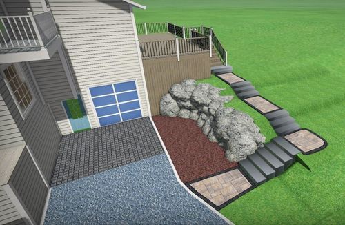 Landscape Installation for RI Outdoor Living  in Charlestown, Rhode Island