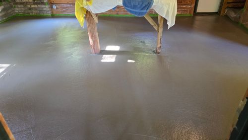 Colored Textured Concrete for J&J Masonry and Concrete in Escanana, MI