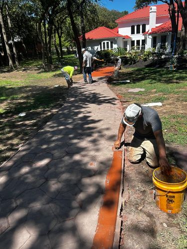 Erosion control projects for Guerrero's Landscape in Fort Worth,  TX