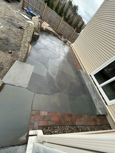 Patio Design & Construction for Organic Innovations Stonework and Design in Brunswick, ME