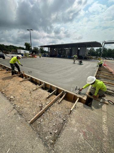Concrete Slab Construction for J & Son Construction LLC in Forest City, NC