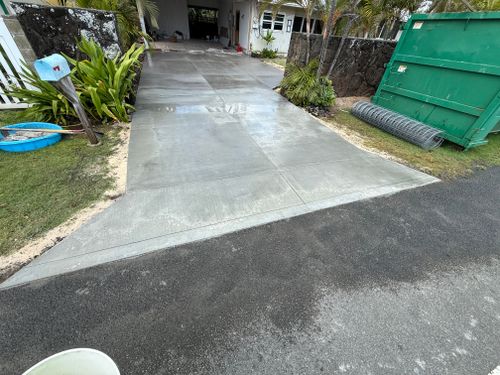 Concrete for Maka’s Akamai Masonry LLC in Kaneohe, HI