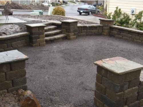 Retaining Wall installation for Arrowhead Masonry LLC  in Washington County, RI