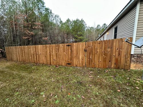 Fences for Beasley Construction Services LLC in Sanford, NC