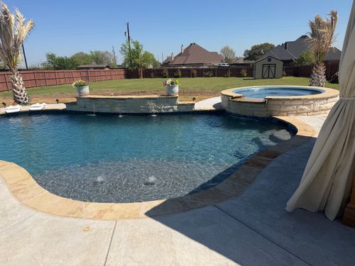 Custom Pool Construction for Black Diamond Custom Pools LLC in Azle, TX