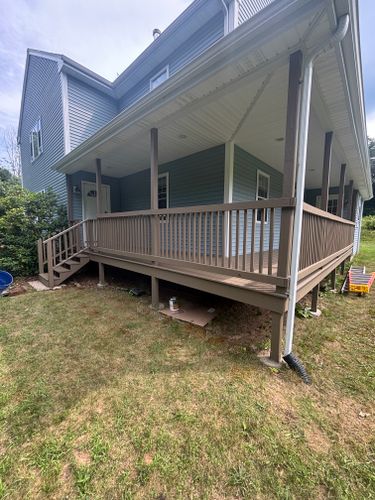 Deck Staining and Refinishing for Unlimited Softwash in Bellingham, MA
