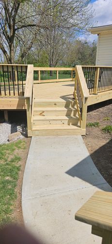 Deck Resurfacing for Upright Concrete Construction LLC in Plain City, OH