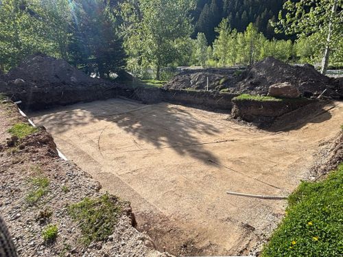 Foundation Digging for Z&S Excavation in Billings, MT