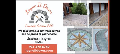  for Layne It Down Concrete Artisan in Hopkinsville, KY