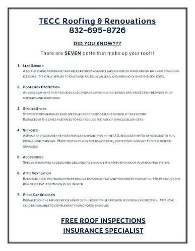 All Photos for TECC Roofing & Renovations in Harris County, TX