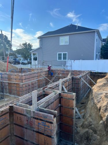 Foundation for Azores Concrete L.T.D. in Port Jefferson Station, NY