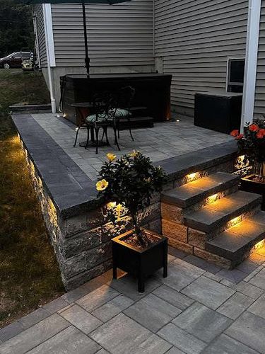 Patio Design & Construction for Z. Hastings Landscape Construction in Templeton, MA