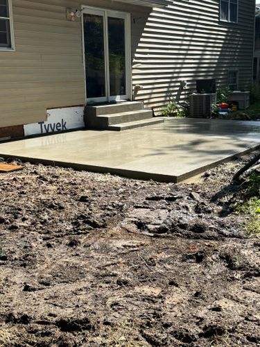 Stair Design & Installation for Immaculate Concrete and Construction in Troy, IL