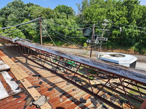 Industrial Plant Dock Roof Replacement for Merl's Construction LLC in Statesville, NC