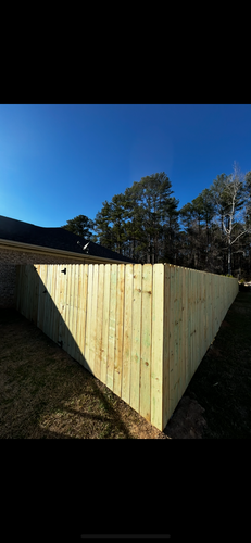 Fencing for Simmons Construction in Starkville, MS