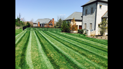 Mowing for Russell's Lawn Care Plus in Nashville, TN