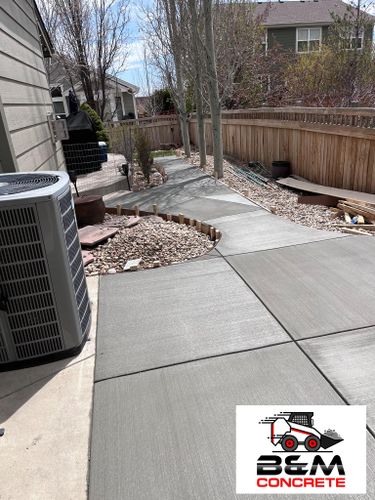 Concrete Slab Construction for B&M Concrete LLC in Longmont, CO