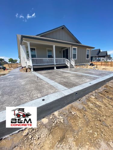 Concrete Slab Construction for B&M Concrete LLC in Longmont, CO