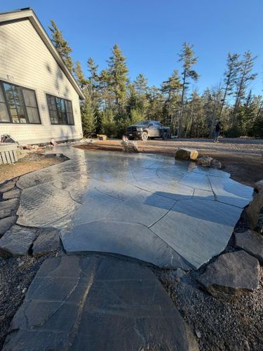 Patio Design & Construction for Organic Innovations Stonework and Design in Brunswick, ME
