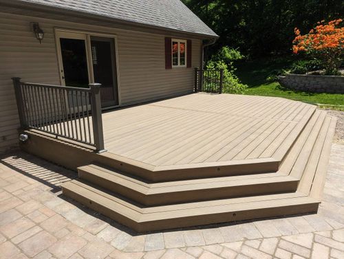Deck & Patio Installation for RBM Construction Inc. in Eau Claire, WI