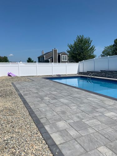 Paver patio  for Wantage Fence & Stonework, LLC in Wantage, New Jersey