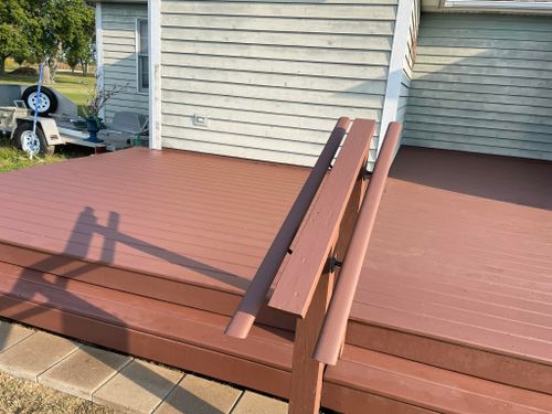 Deck Installation for Next Generation Enterprises in Oswego, IL