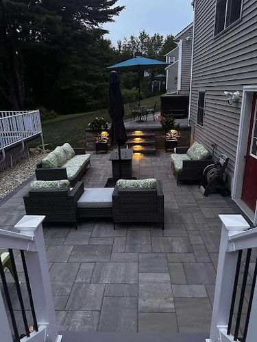 Patio Design & Construction for Z. Hastings Landscape Construction in Templeton, MA
